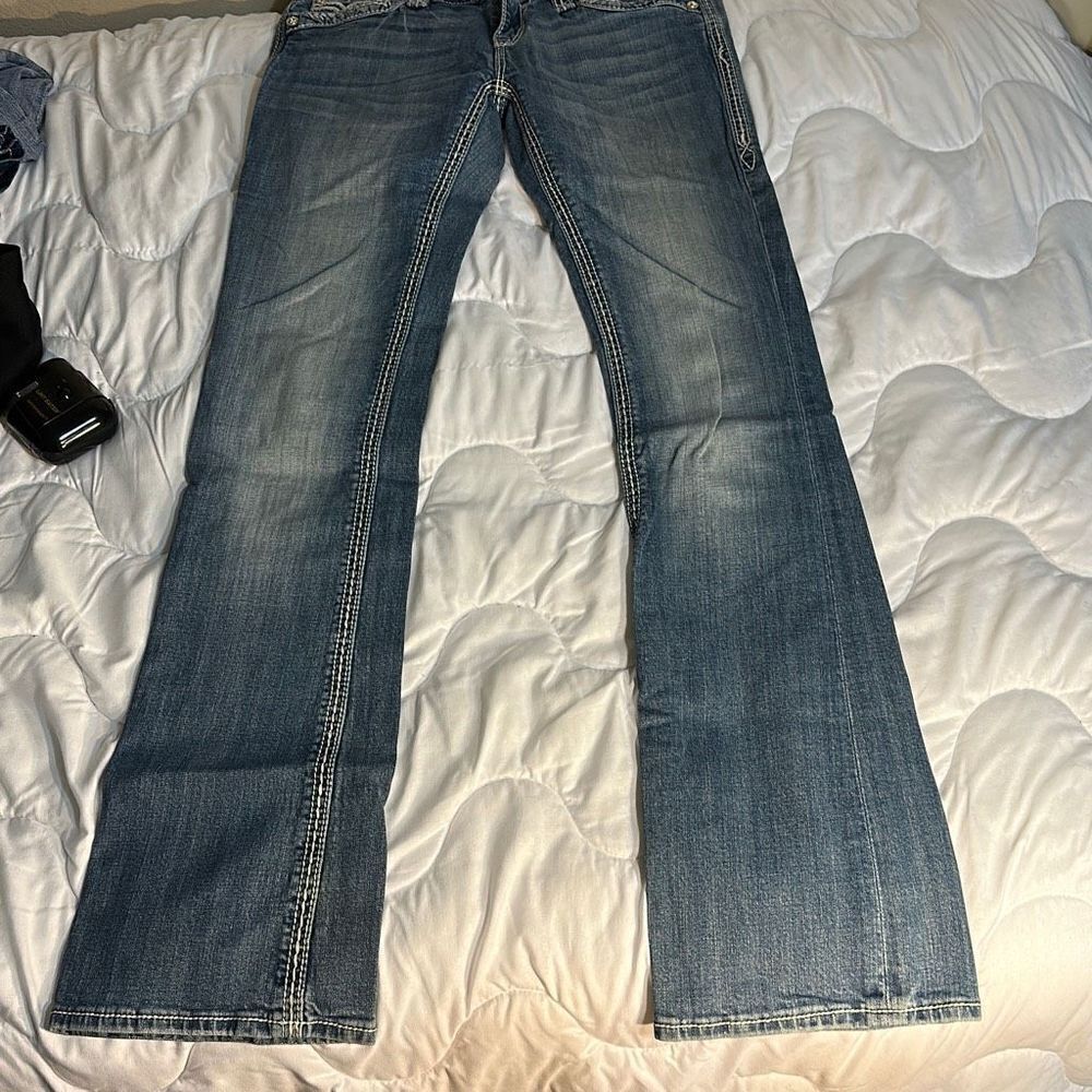 Rock Revival Jeans Abbie Bootcut Size 28. Inseam 33 inches